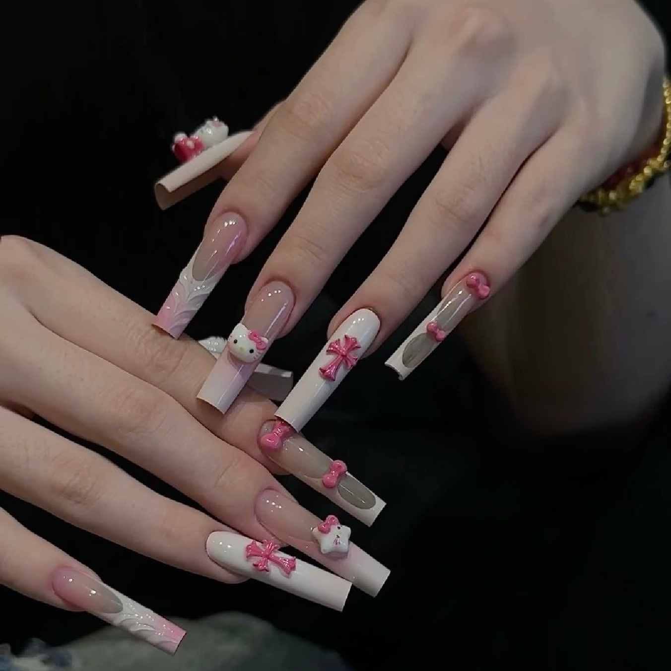 ケア込み・EXTRA LONG {XLチップ長さ出し}  パーツつけ放題