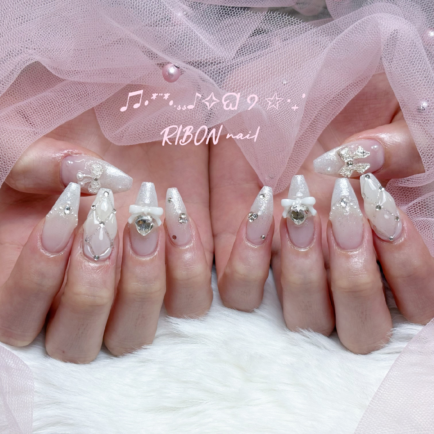 【研修中のスタッフ】ぷっくりジェル3D💅🏻＆アート/パーツ付け放題