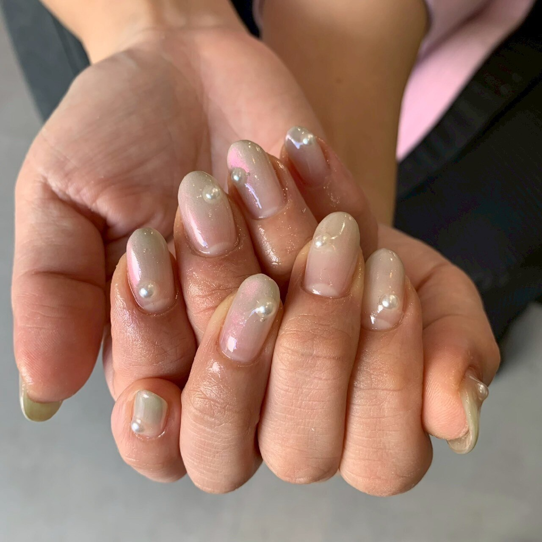 【ハンド】ネイルケア☆ナチュラルなつや感　甘皮ケア+”爪磨き”