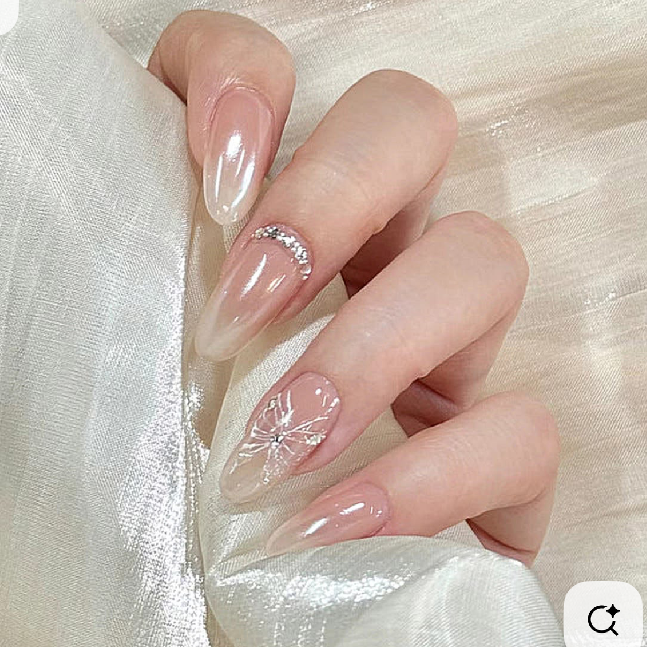 チップ長さだしミラー／オロラーネイル🎀✨