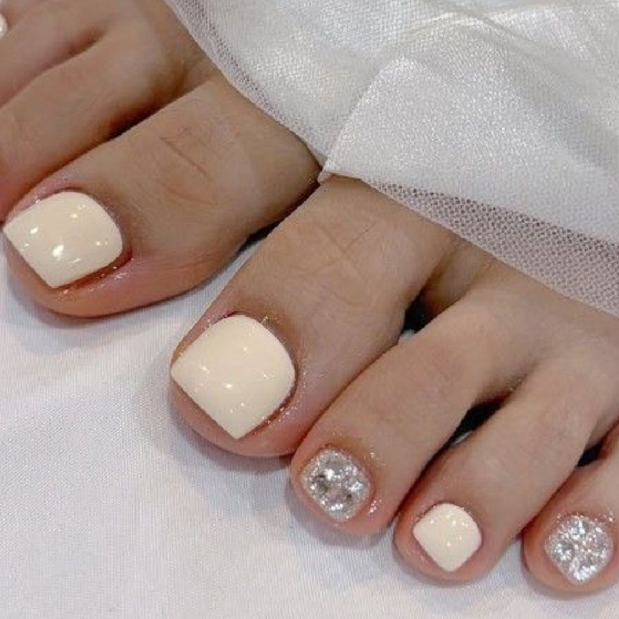 研修中2💕セットハンド＆フットワンカラー/ラメ／フラッシュ