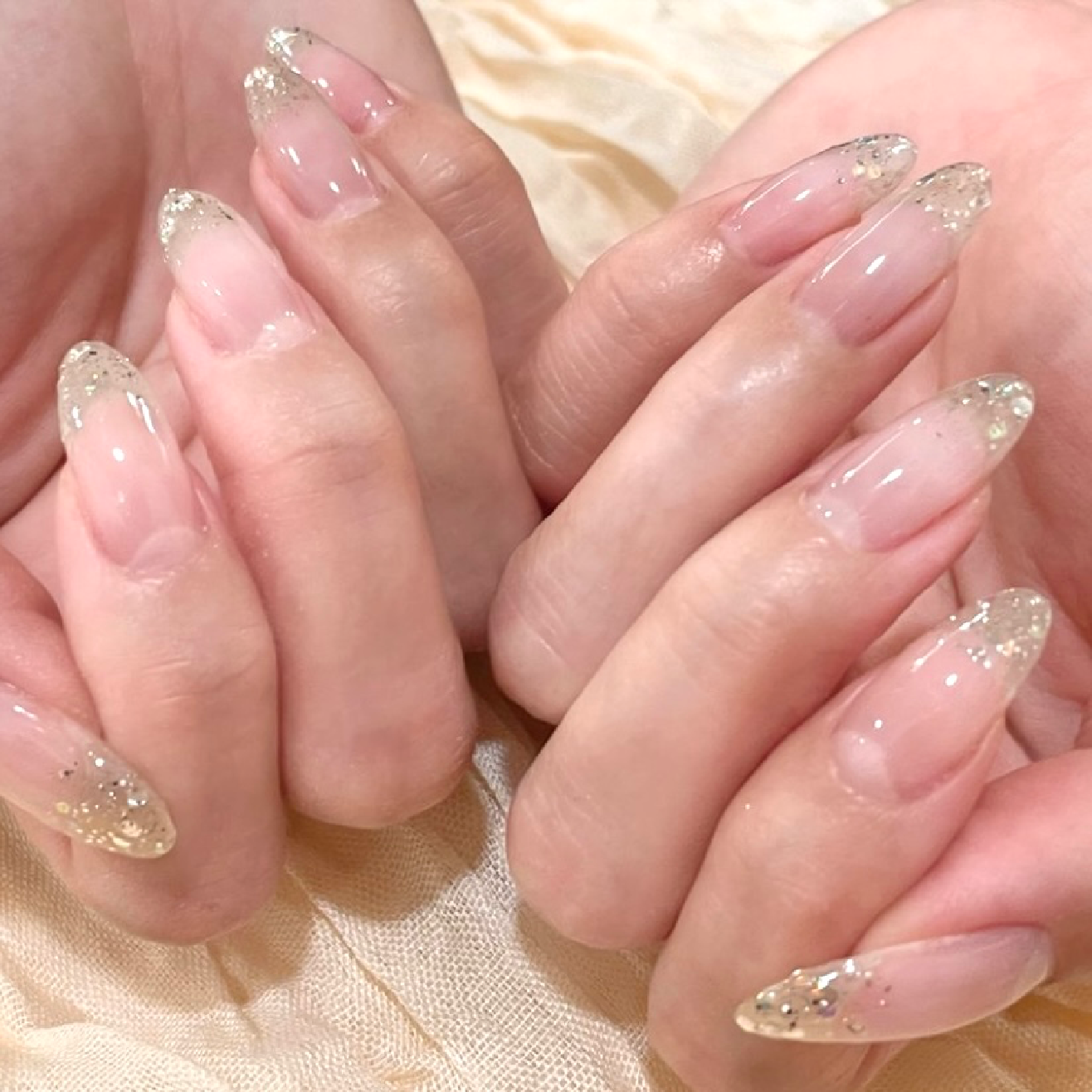 【Hand】ラメグラデーション🌙初回オフ無料🪄✨