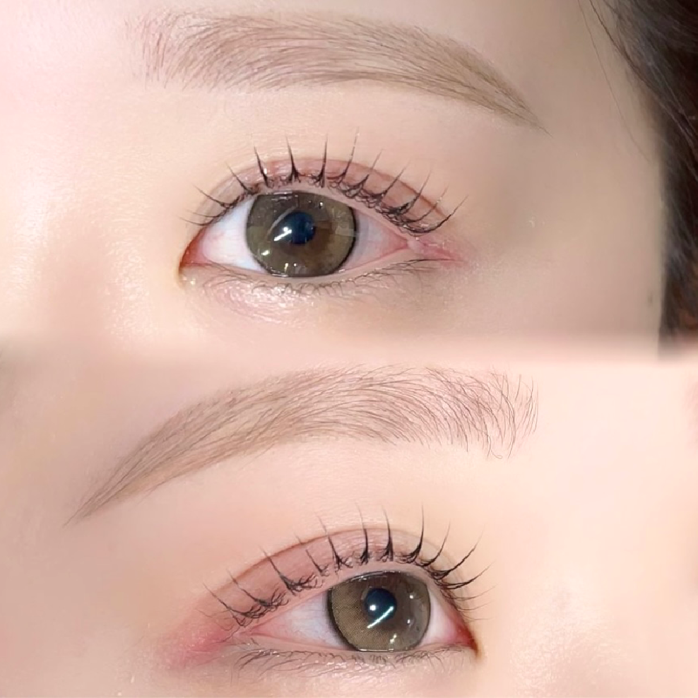 【🫧✨トータルコース🪞🪄】アイブロウワックス＋まつげパーマ＋眉脱色