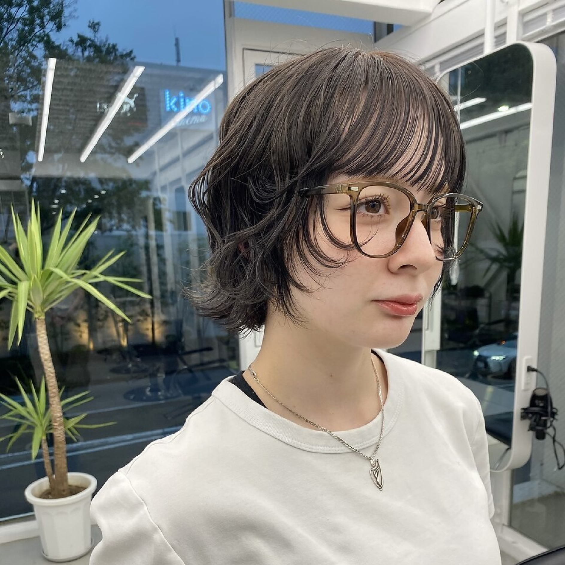 カット＋パーマ＋トリートメント¥8000（天神/大名）