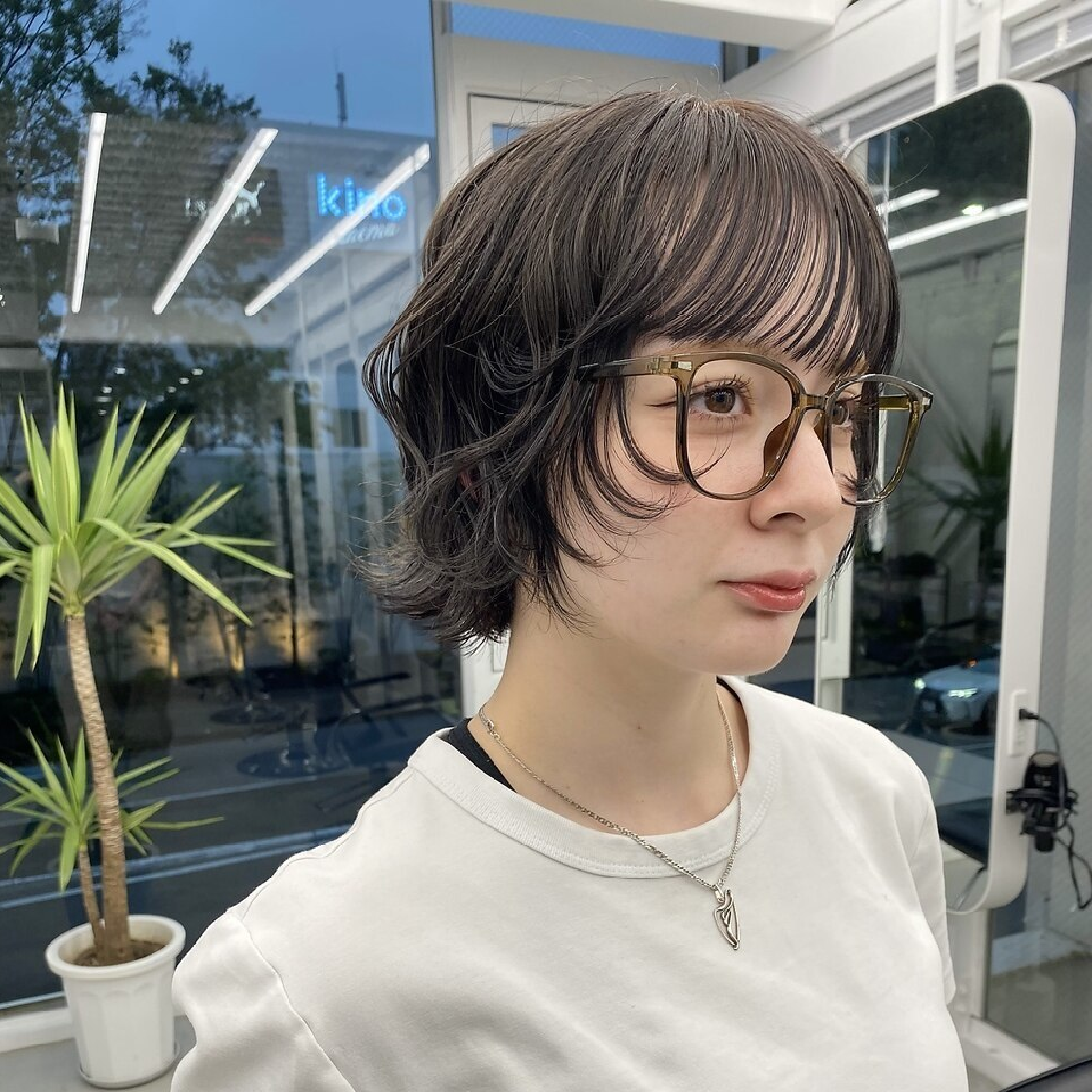 【フルコース】カット＋パーマ＋カラー＋トリートメント　¥16000(天神/大名)