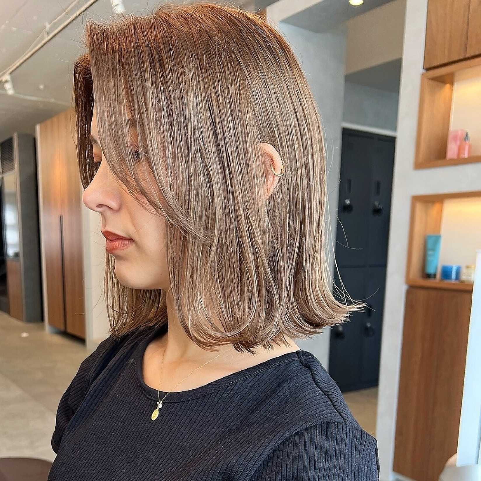 カット＋ケアブリーチ＋カラー＋トリートメント￥16500(天神/大名)