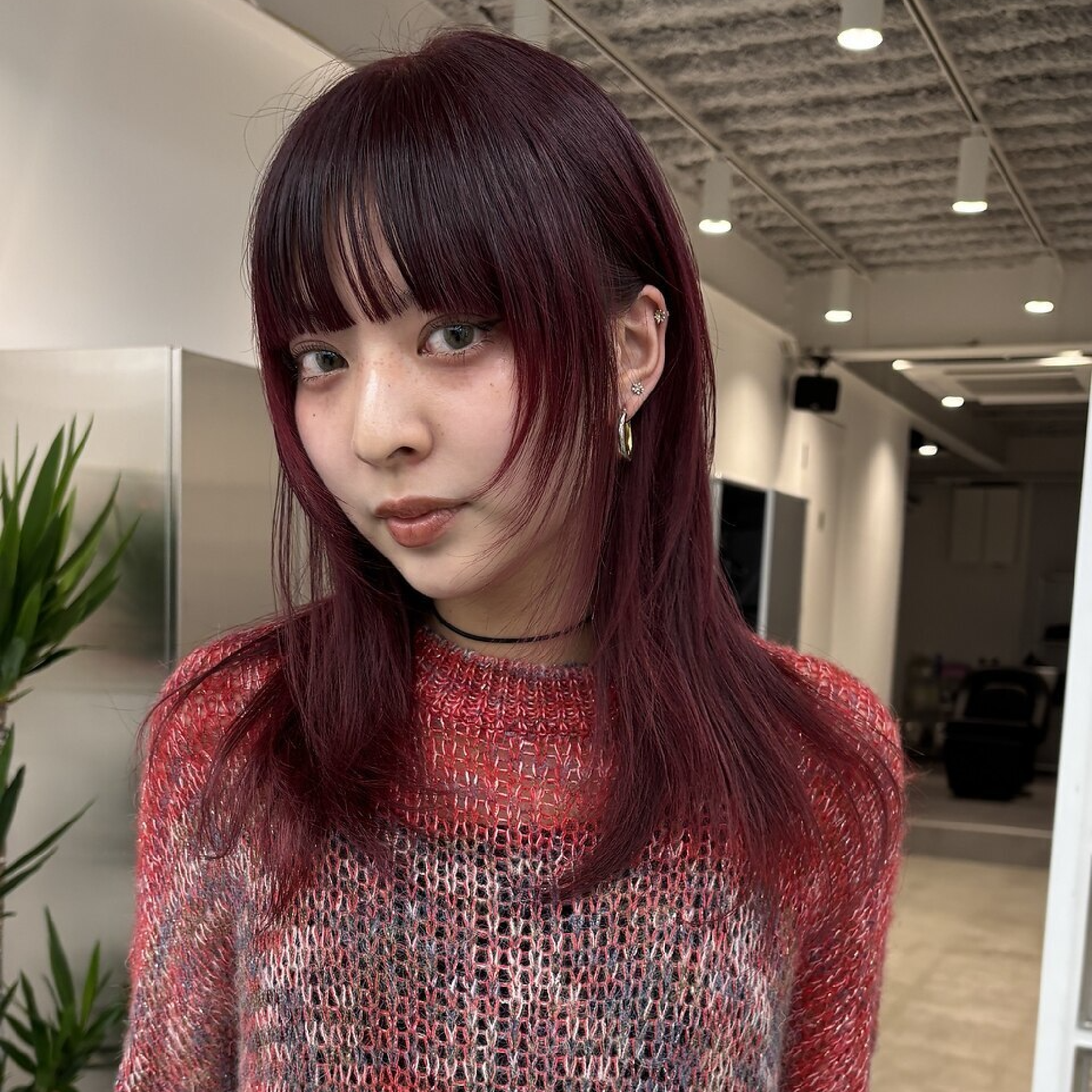 【ブリーチなし】ダブルカラー+カット+トリートメント¥13500（天神/大名）