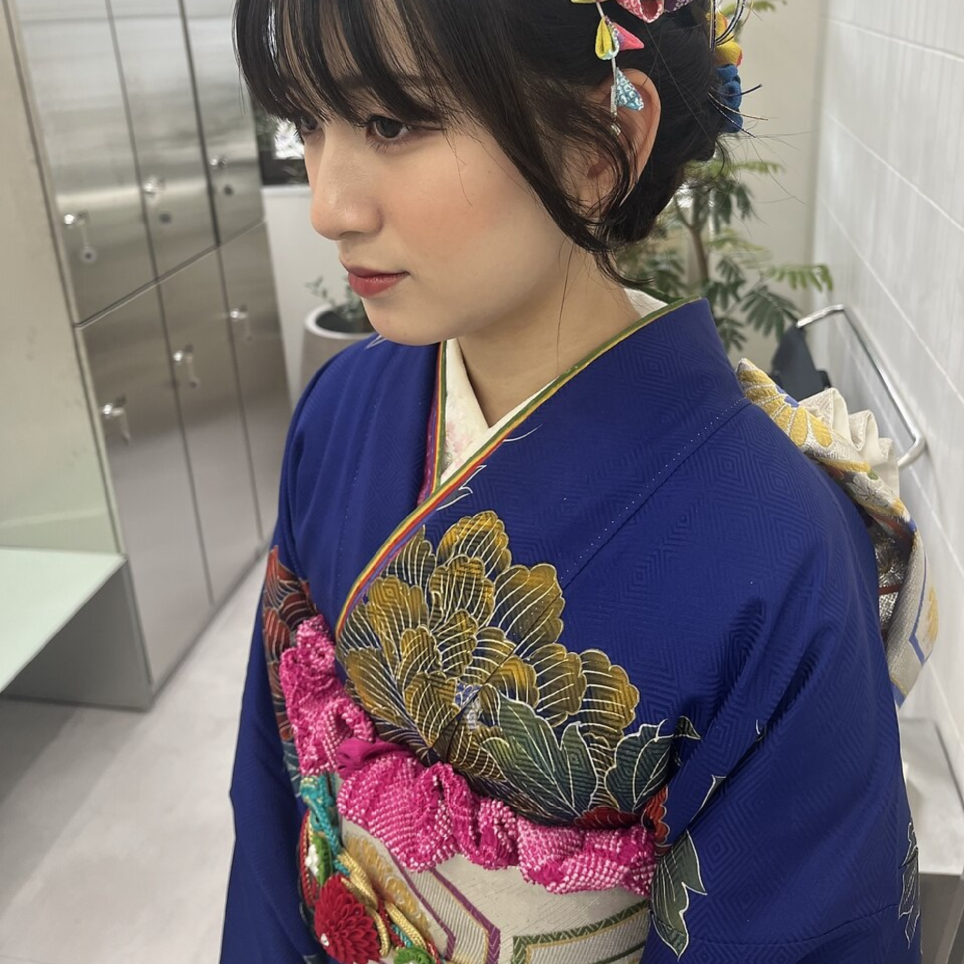 ヘアアレンジ＋着付け　￥13000