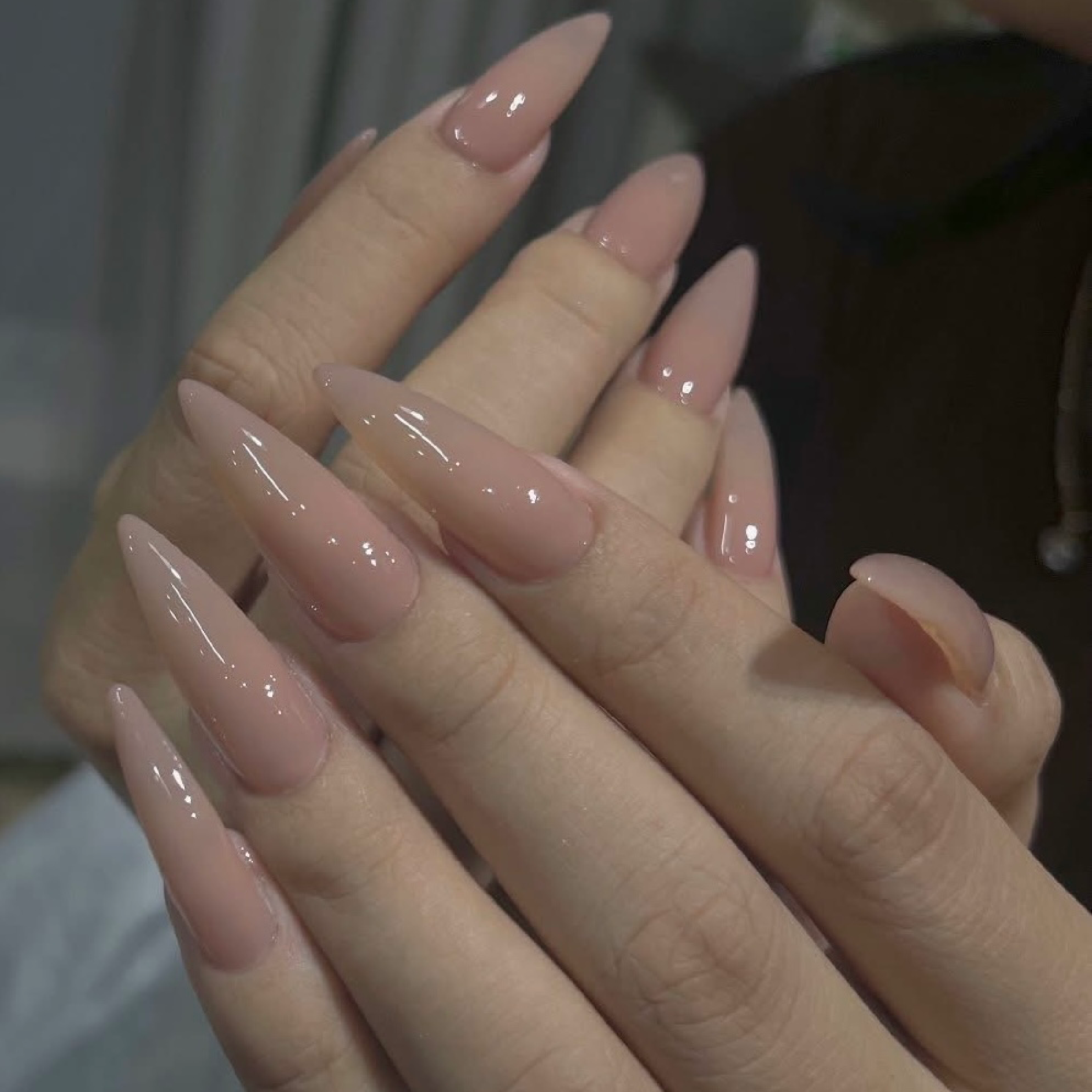 【チップ長さだし】ワンカラー/ラメ　￥6,480