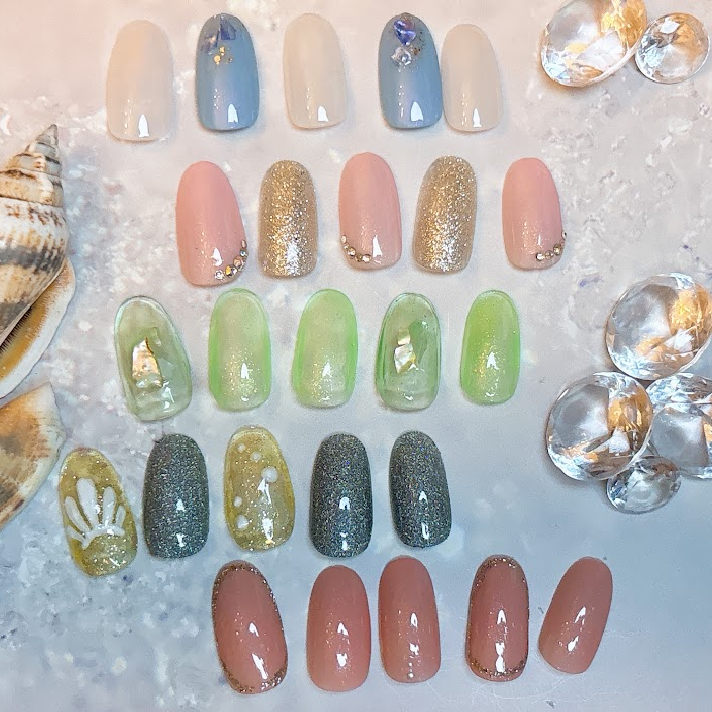 【当店人気NO.１！】 シンプルアート定額デザイン