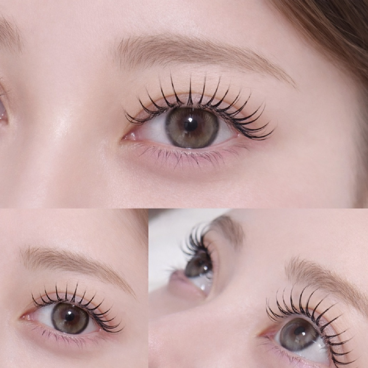 【ずっと完璧♪】眉wax&毛量調整+フラットマツエク100本