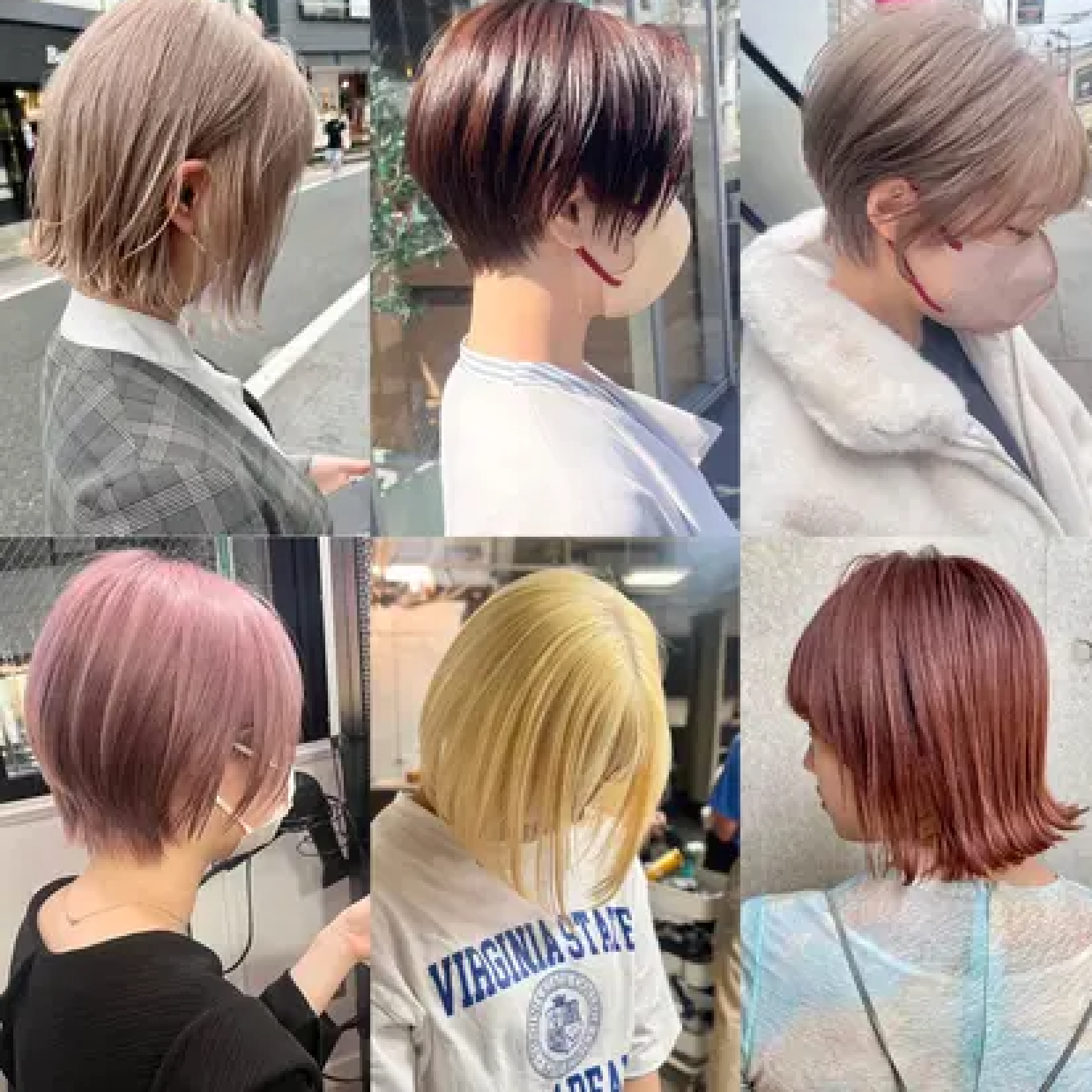 【⭐️好きな色に⭐️】ショート・ボブカット＋ダブルカラー＋クイックトリートメント
