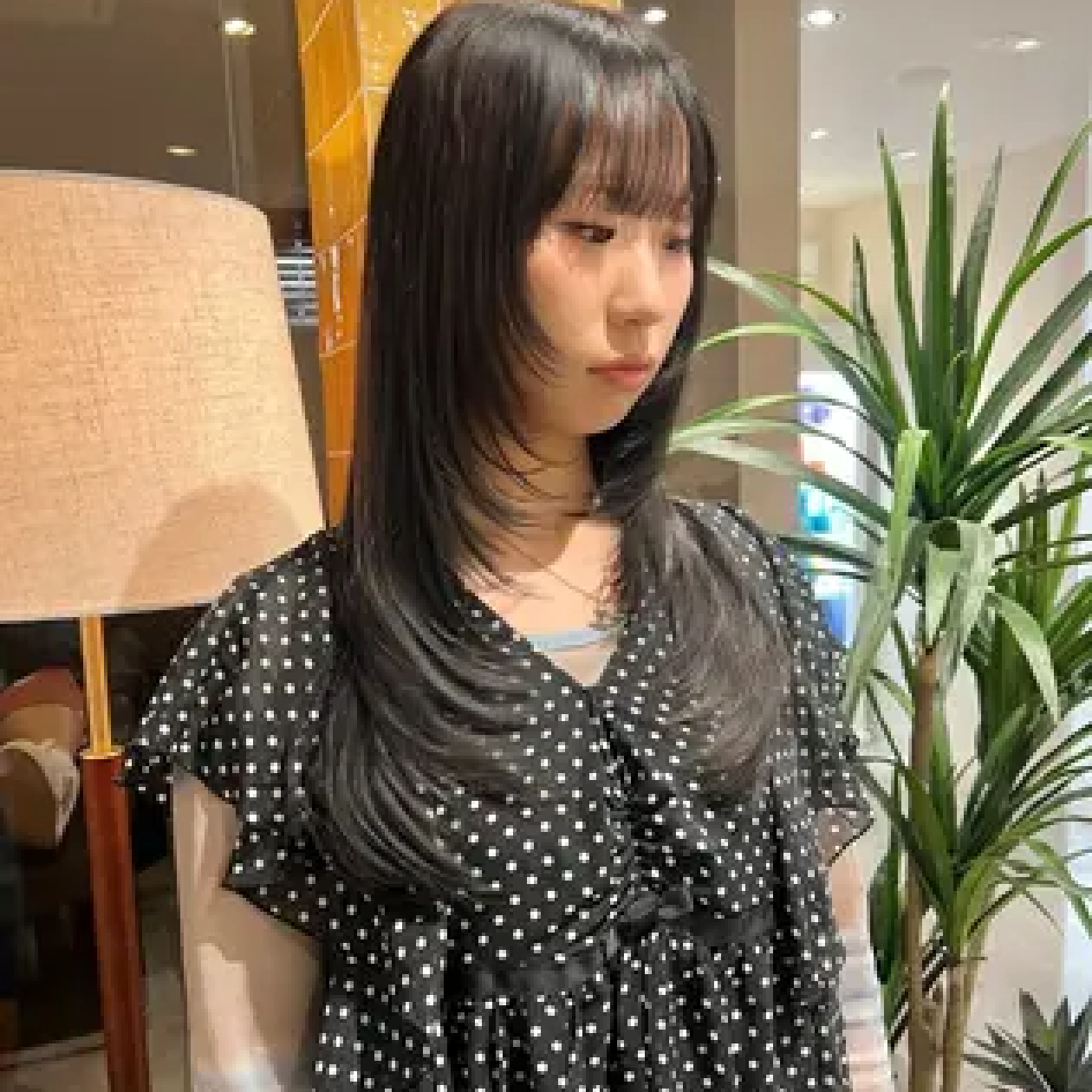 🌙夜限定🌙前髪カット+ケアカラー+超音波プレミアム髪質改善トリートメント