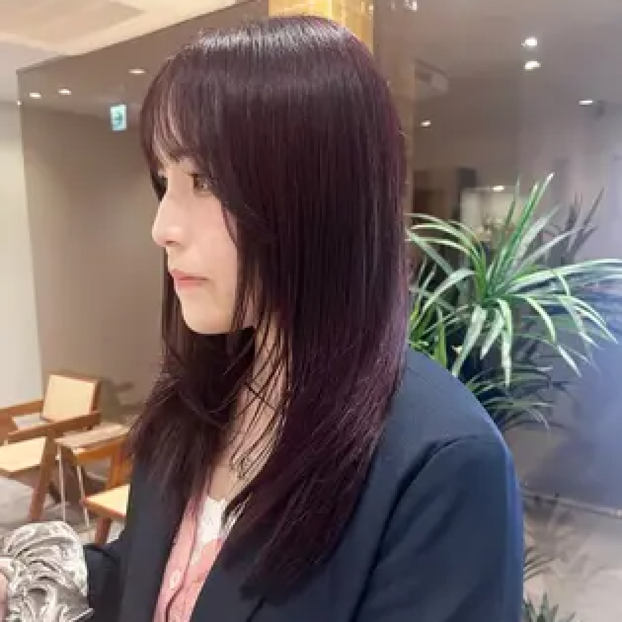 ₊˚透明感🍓ෆ༘⋆ブリーチなしダブルケアカラー➕オージュアプチトリートメント‎