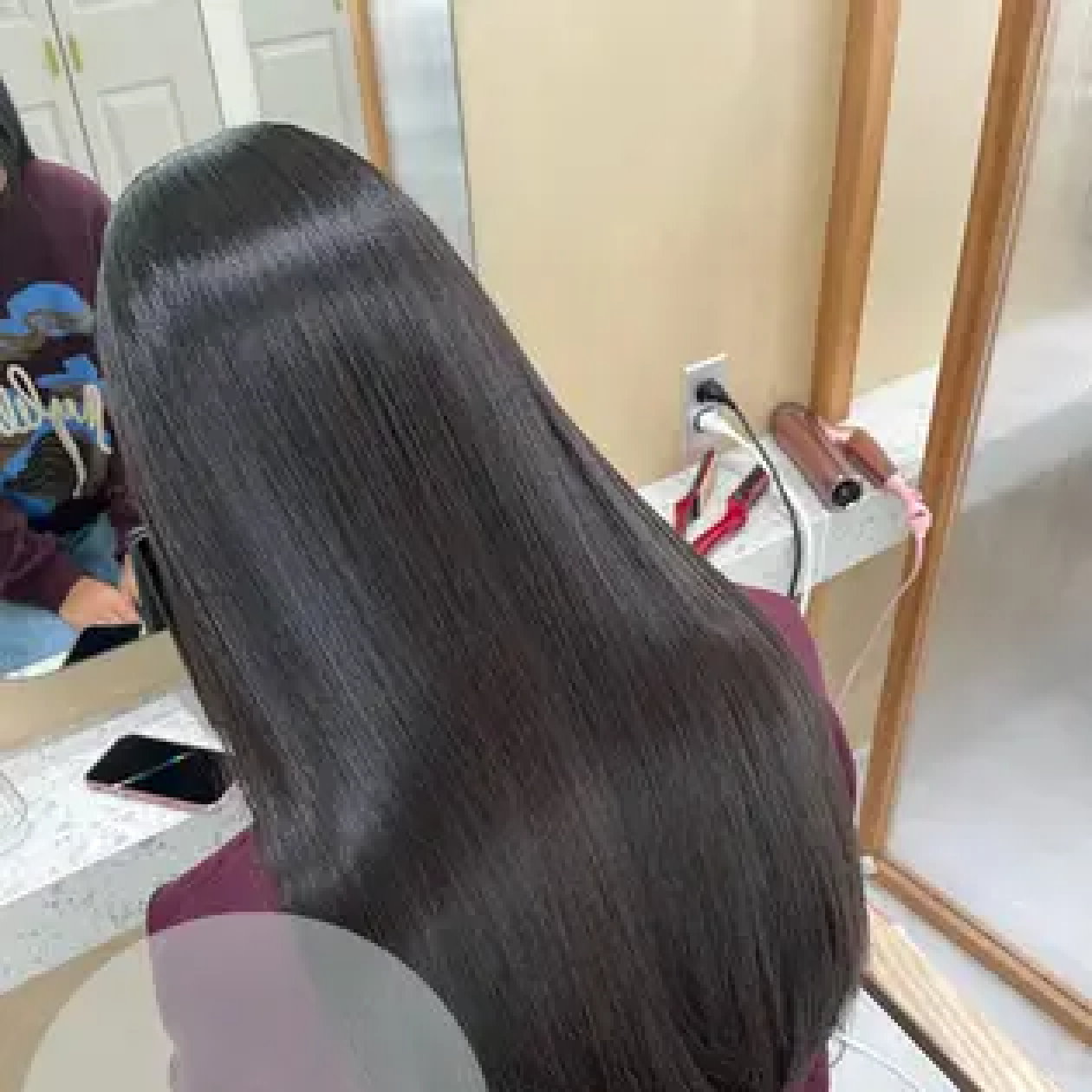 🍓癖が気になる方🍓カット✖️premium艶髪ストレート✖️ミルボンTR