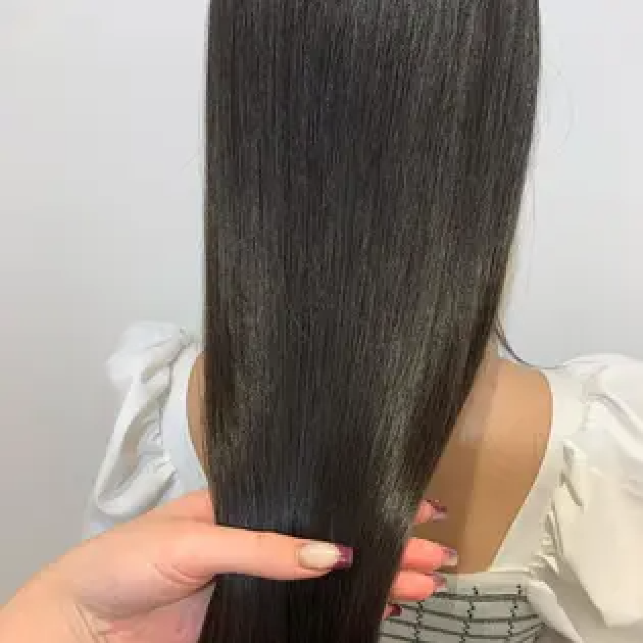 【広がりクセが気になる方】 Premium艶髪ストレート(縮毛矯正)+全体カット