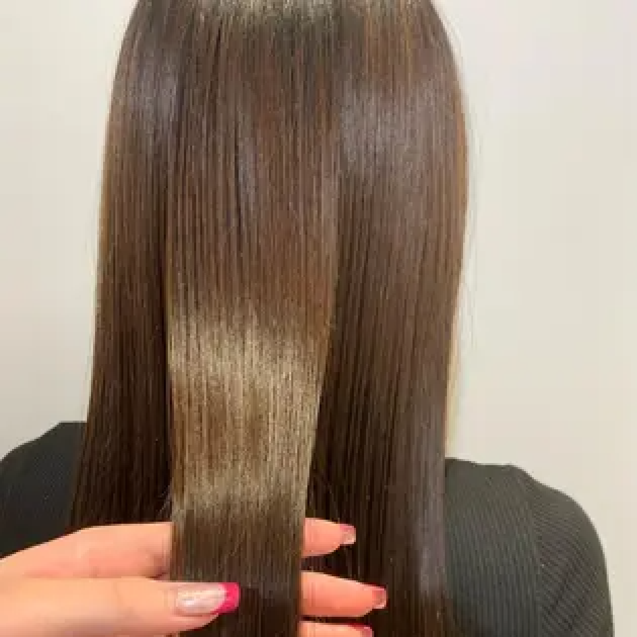 Premium艶髪ストレート(縮毛矯正)+カット✂️+3step TR