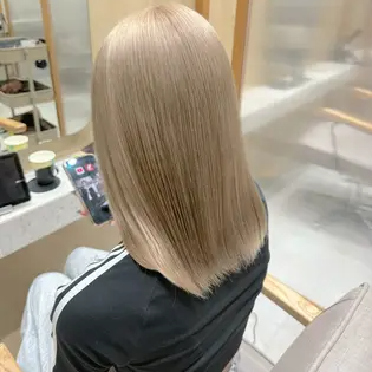 ブリーチカラー+カット+超音波3stepトリートメント
