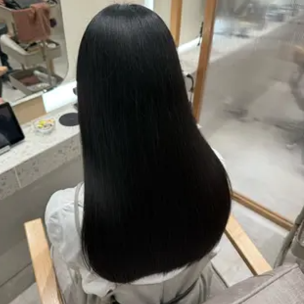Premium艶髪ストレート(縮毛矯正)+カット+超音波TOKIOトリートメント