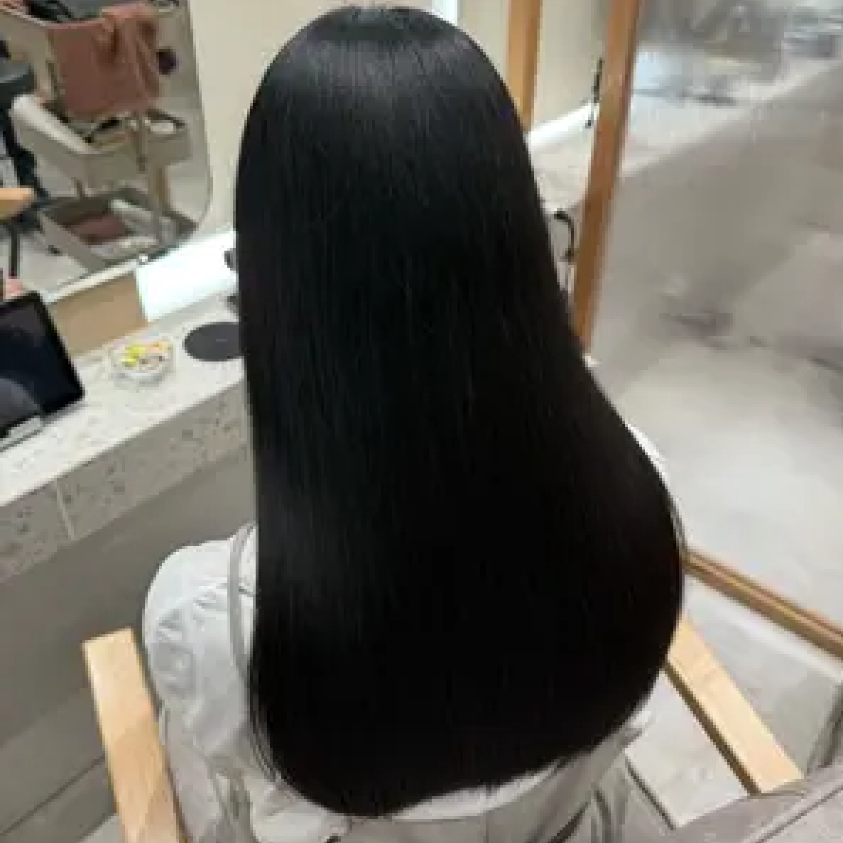 Premium艶髪ストレート(縮毛矯正)+カット+超音波TOKIOトリートメント