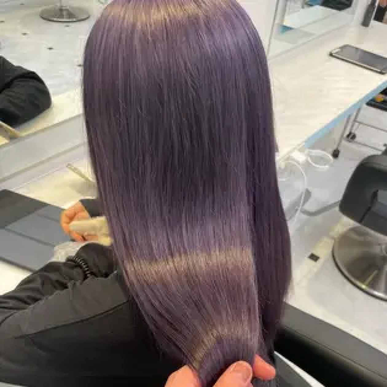 💖ハイトーンでも艶髪💖ケアブリーチ込ダブルカラー＋トリートメント⭐️