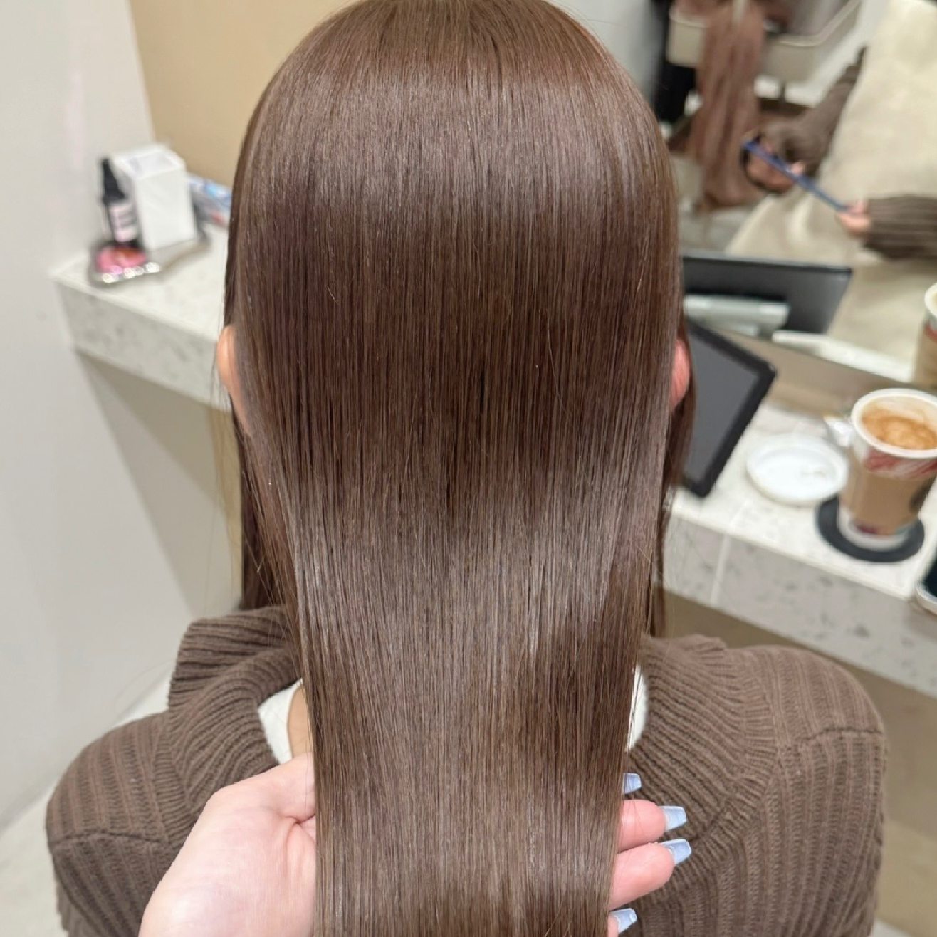 🤍平日限定🤍艶ｶﾗｰ+全体ｶｯﾄ+milbon4stepTr