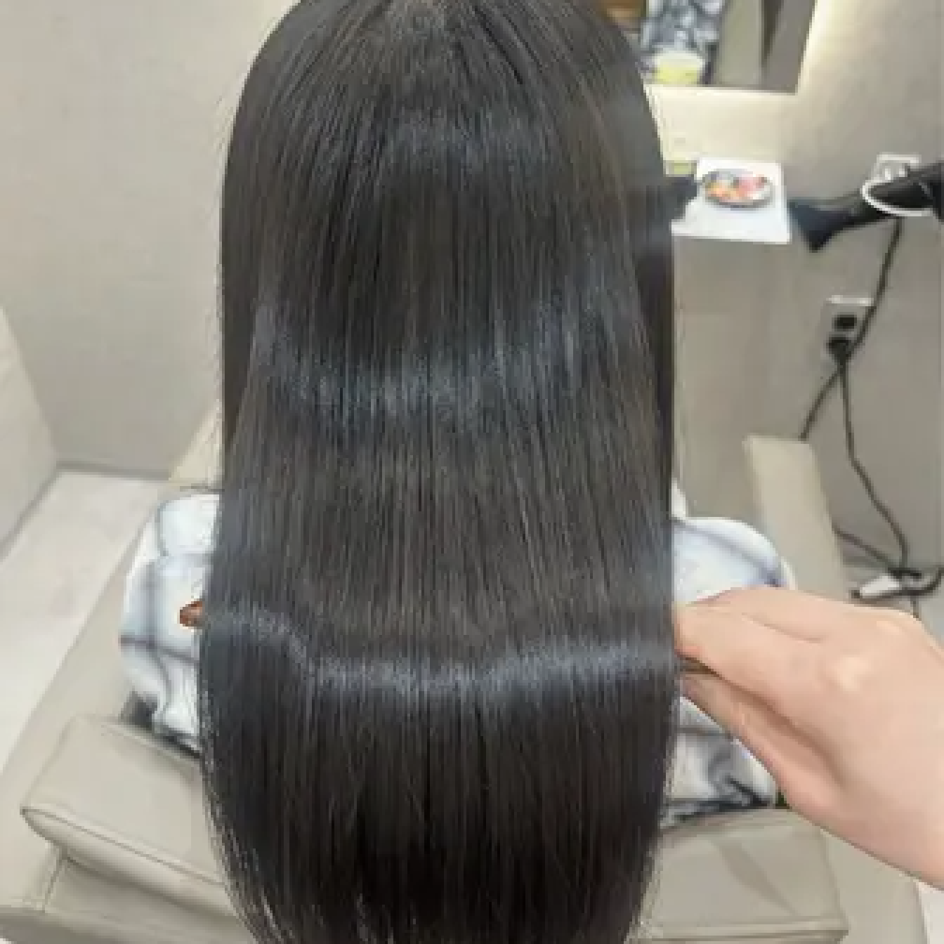 🌙カット＋Premium艶髪ストレート(縮毛矯正)