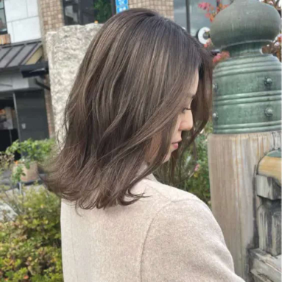 顔周り&前髪カット＋顔周りストレート(前髪顔周り縮毛矯正)¥9100