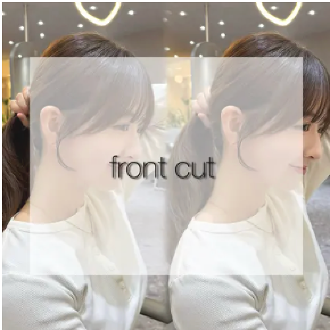 前髪+顔周りカット🫶🏼💗