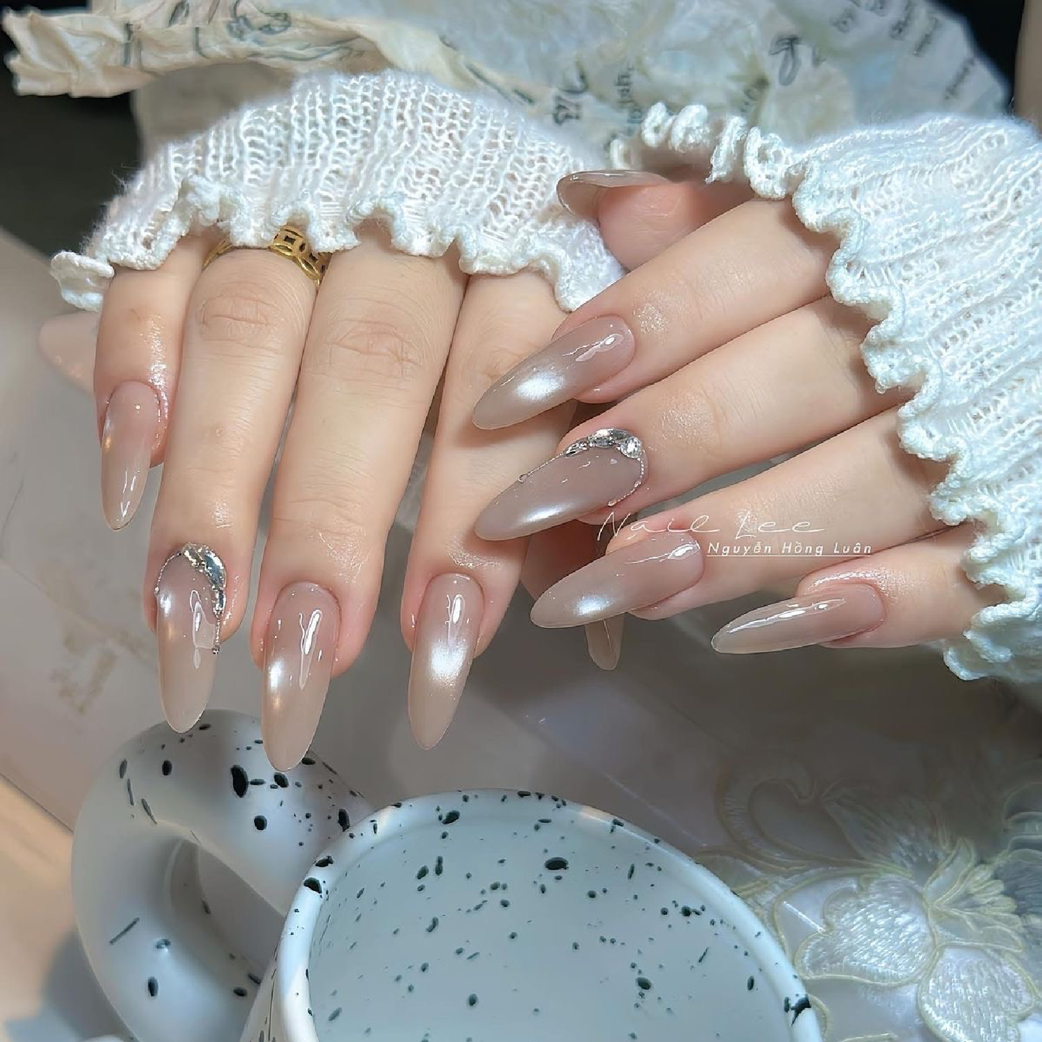 ✨可愛い✨チップ長さ出し＋マグネット／グラデーション