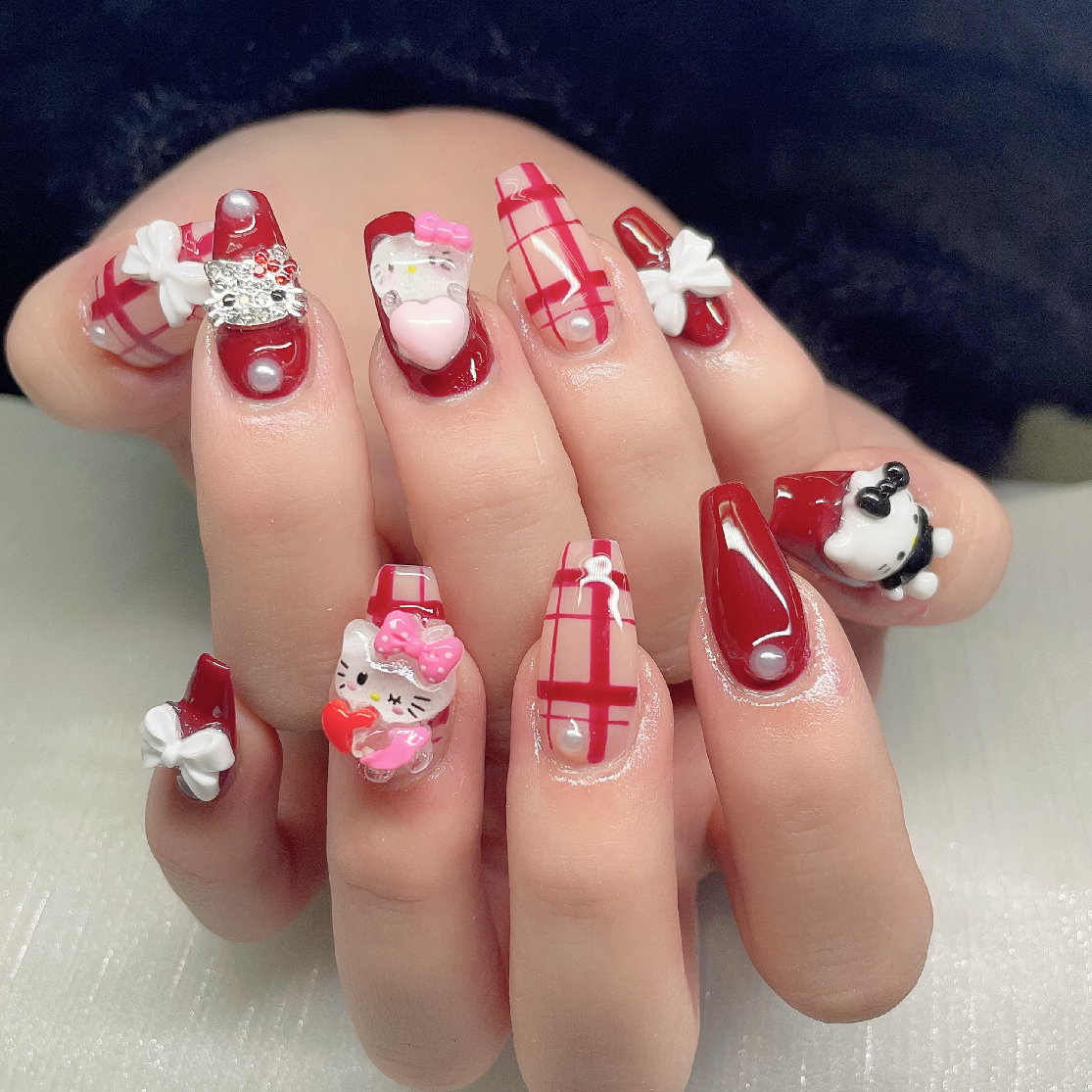 (時間内)チップ長さ出し無し+アートやり放題+ストーン付け放題⭐️オフなし