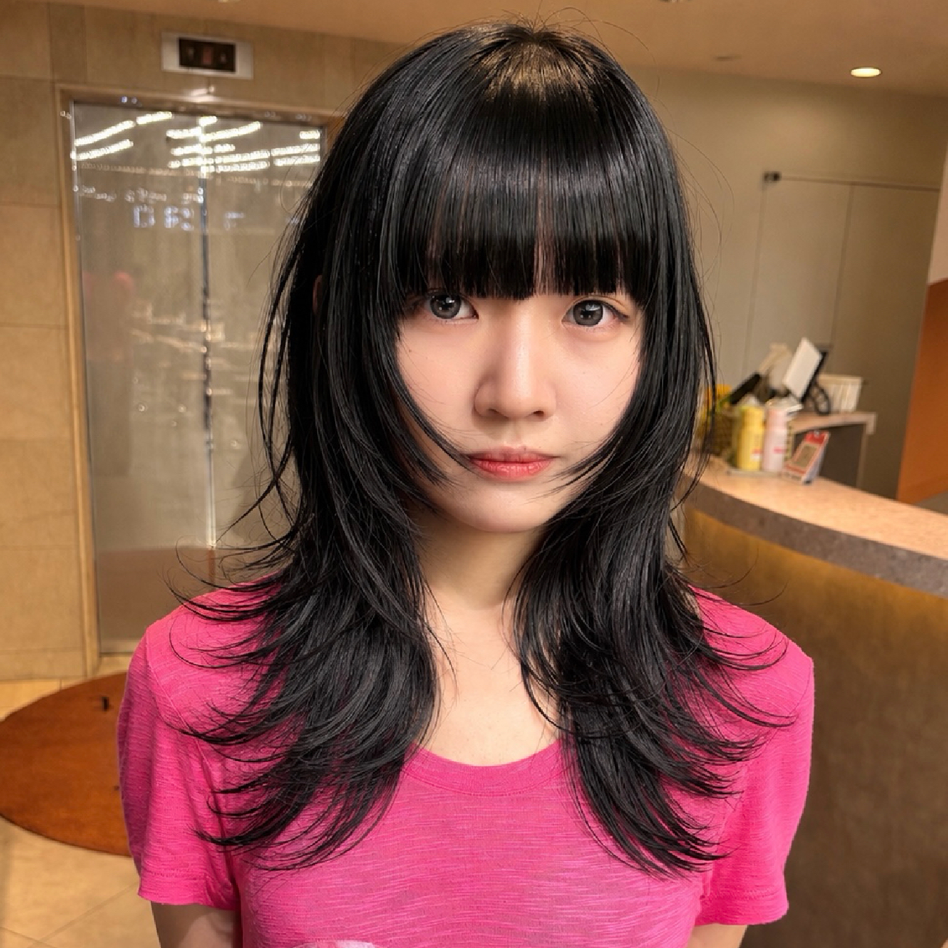 似合わせカット+艶カラー