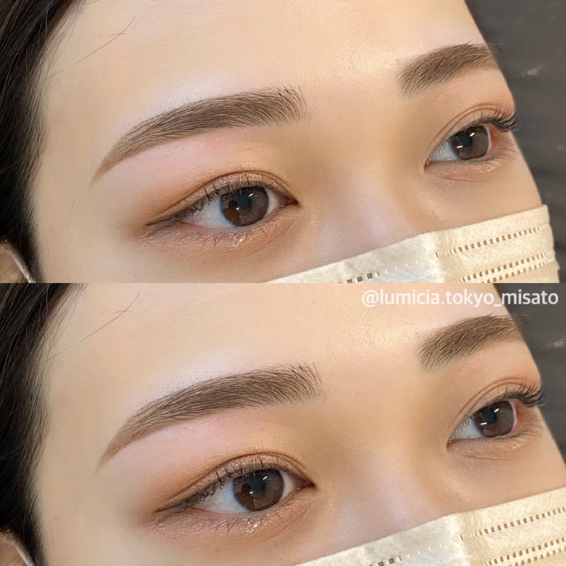 美眉スタイリング★眉毛アイブロウWAX+毛量調整有+WAX2ヵ所+眉メイク