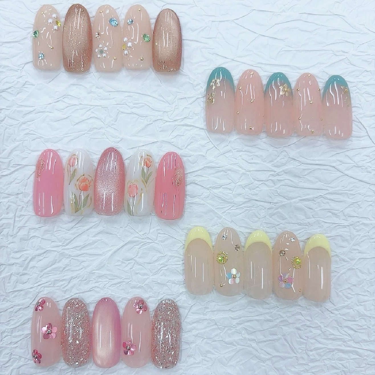 お花ネイル