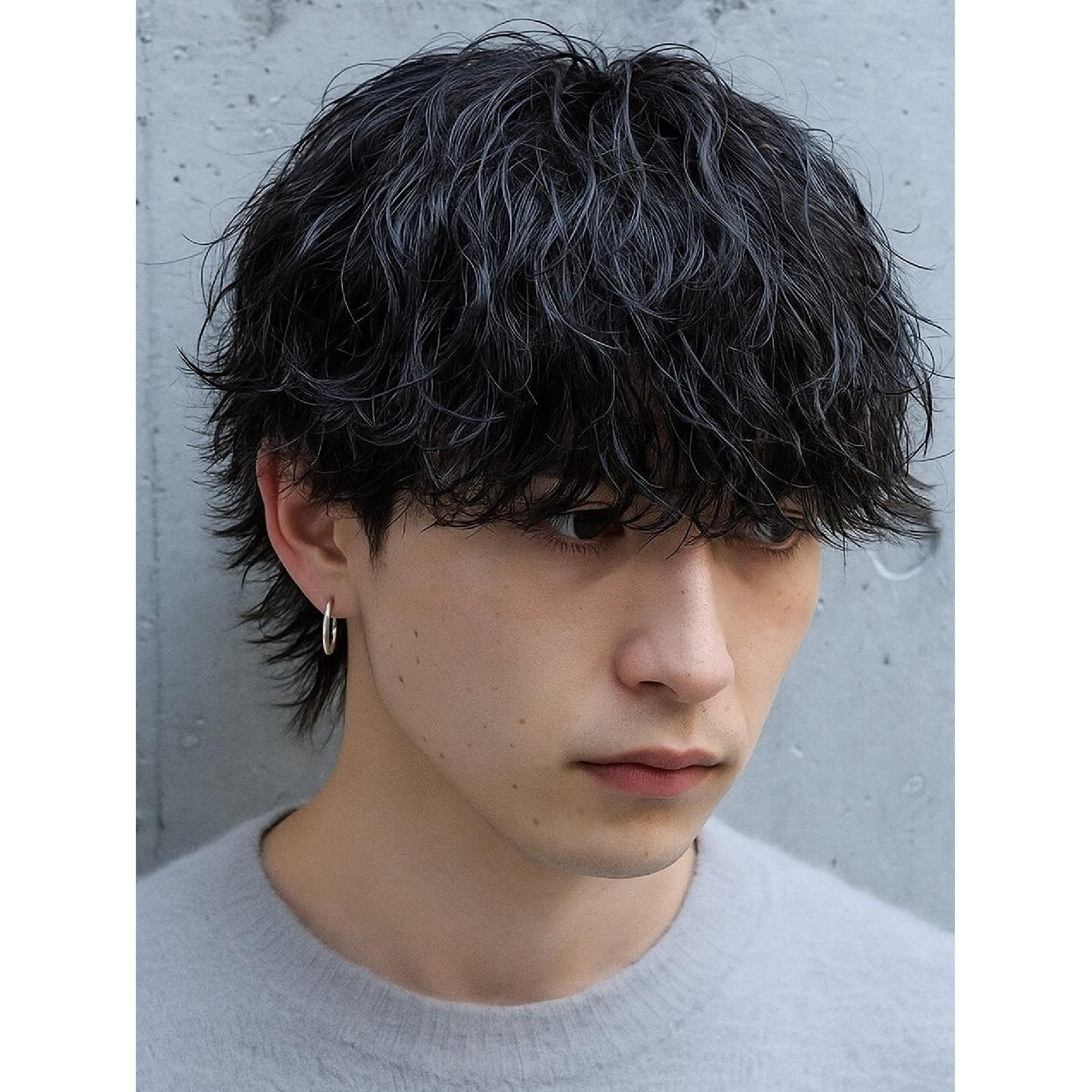 【メンズ専用】メンズカット+デザインパーマ+炭酸ヘッドスパ10分コース