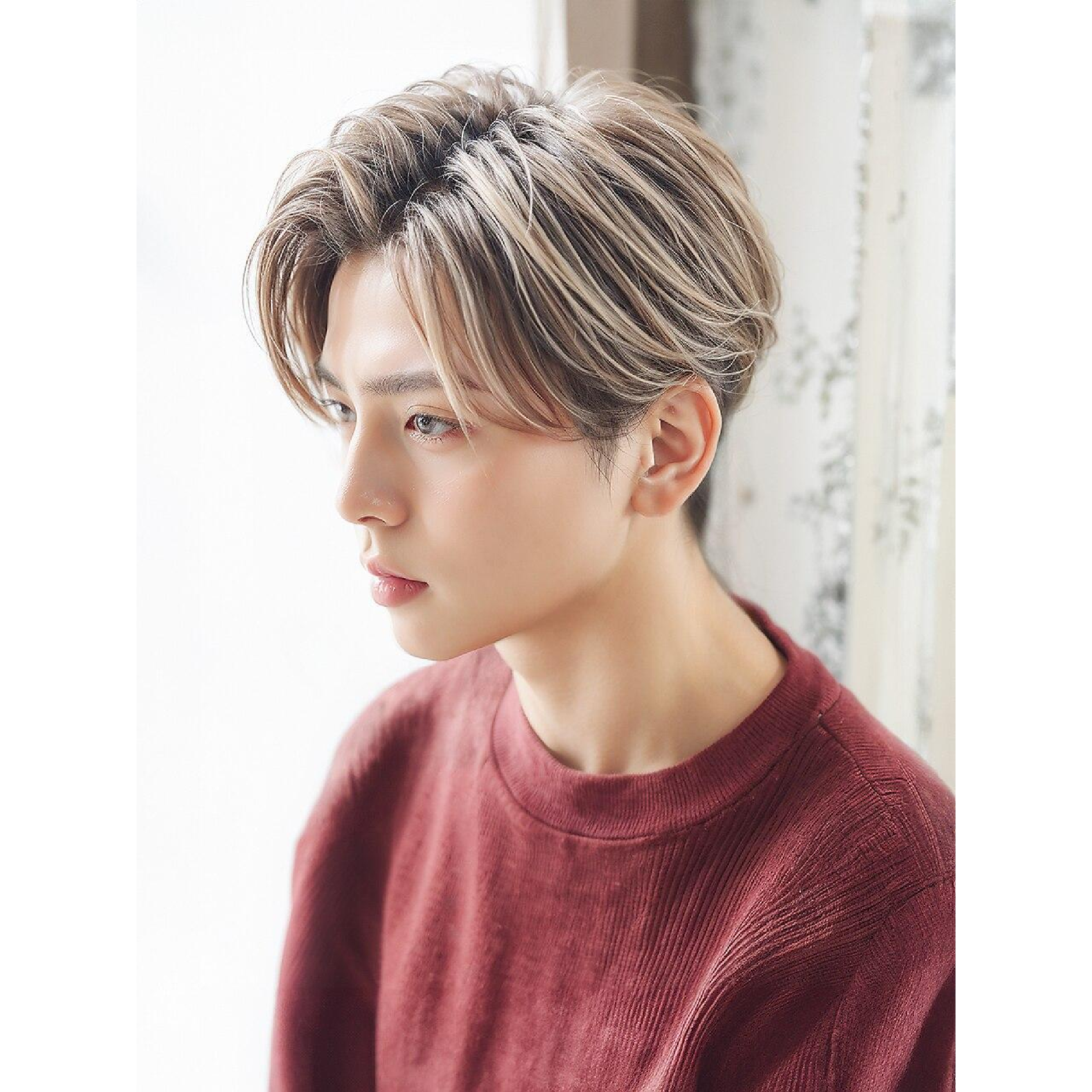 【メンズ限定】メンズカット+メッシュ+カラー￥14300【センターパート/川崎】