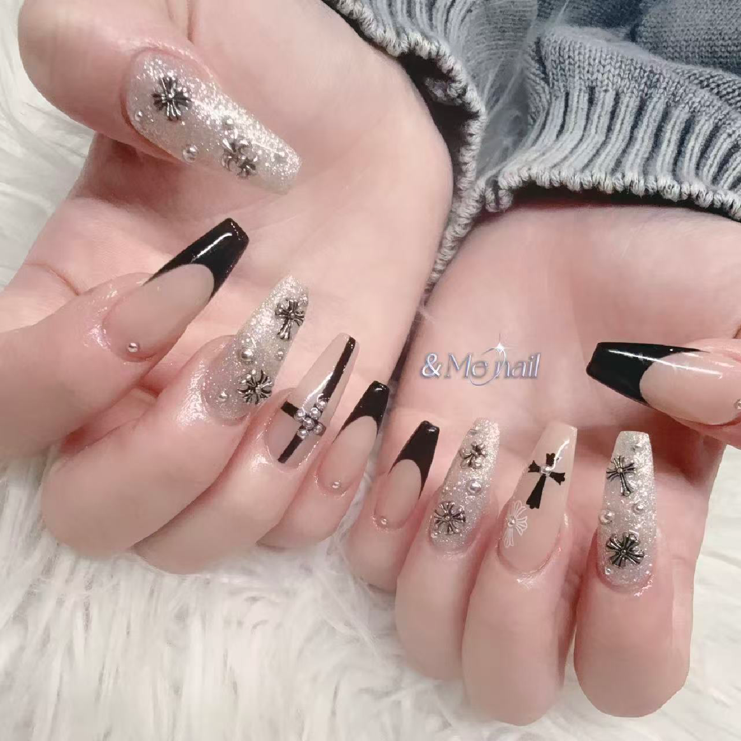 【チップ長さだし】ゴデキラ★持ち込み150分やり放題パーツ・アート１０本ok