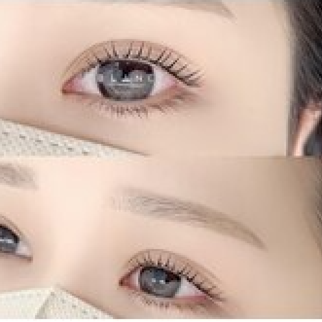 【目元SET】韓国風眉＆束感まつげパーマ★バランスの取れた目元へ
