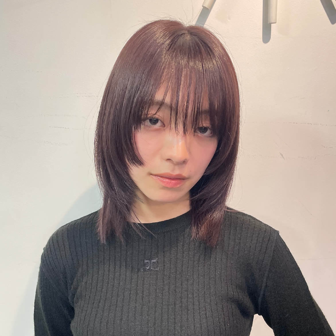 【ご新規様限定】【似合わせ】小顔カット&ワンカラー&アミノ酸treatment