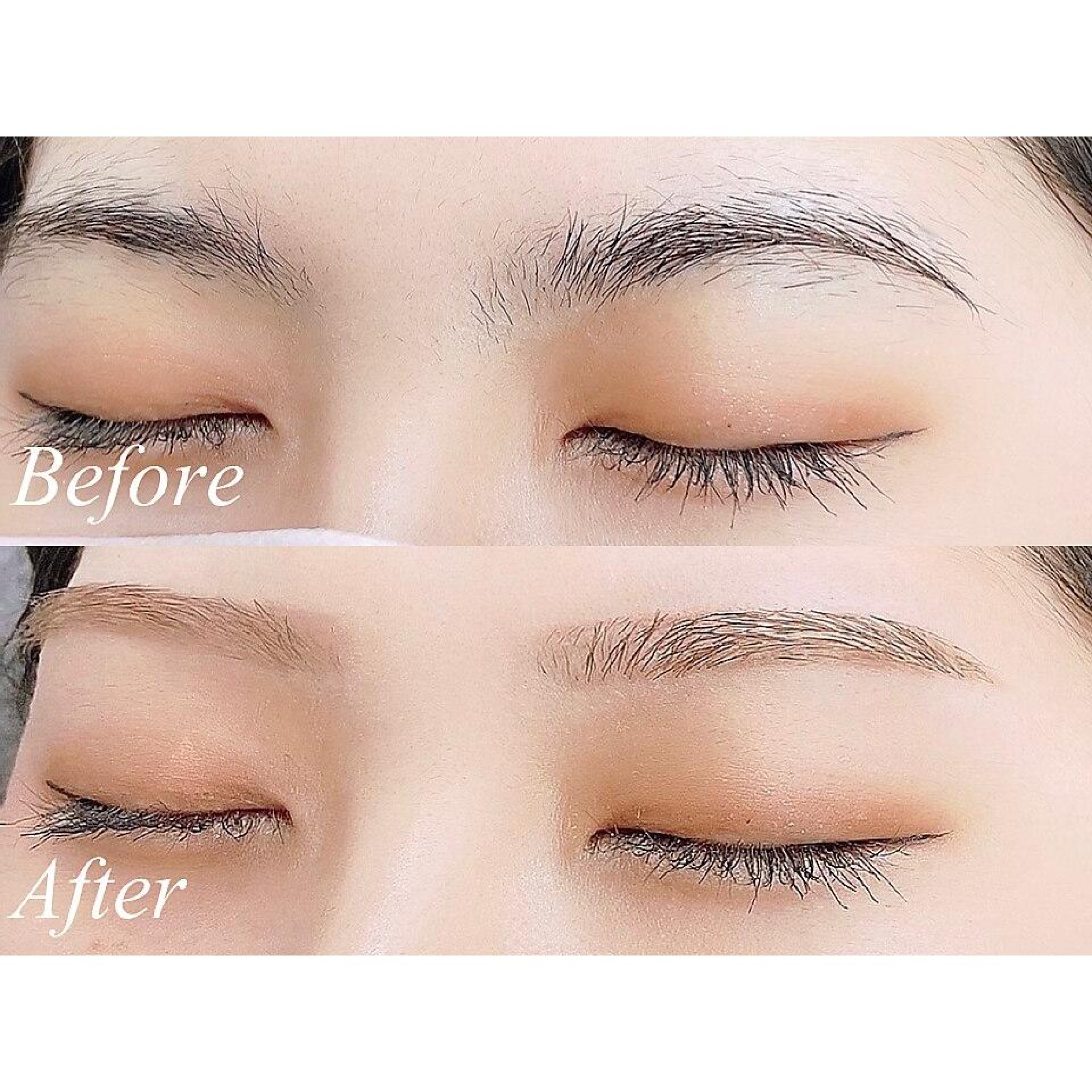 眉毛アイブロウデザインWAX＋顔WAX脱毛 フルフェイス＋メイク仕上げ¥7500