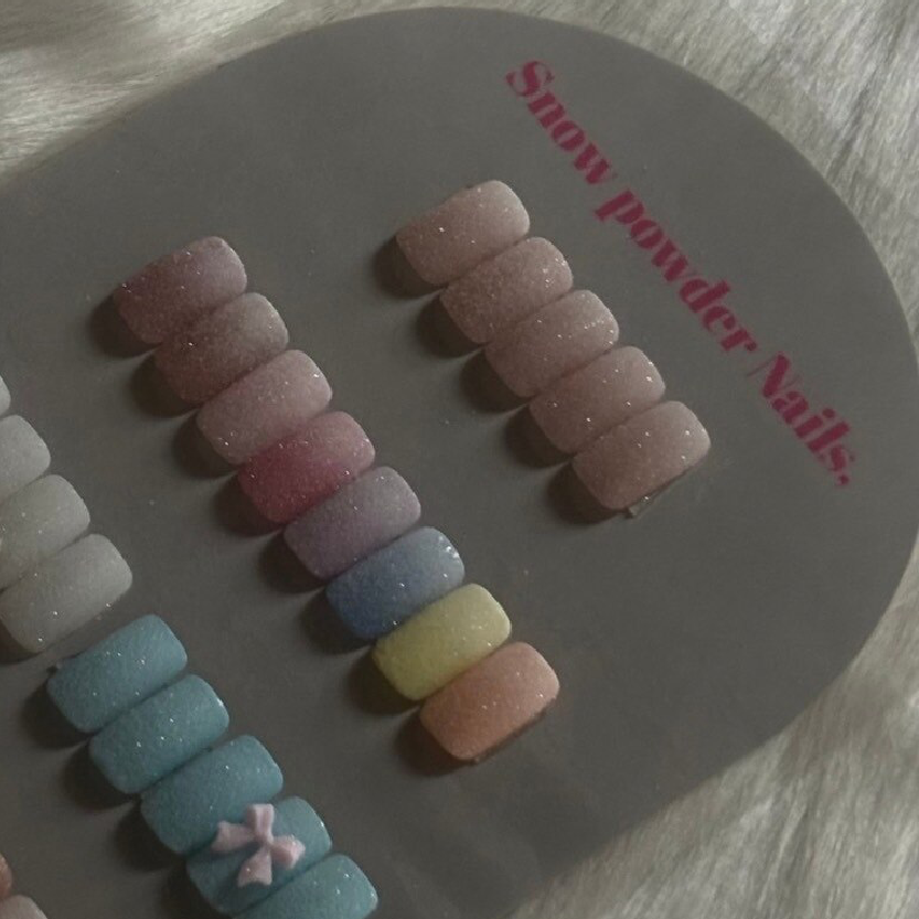 【snow powder nail】