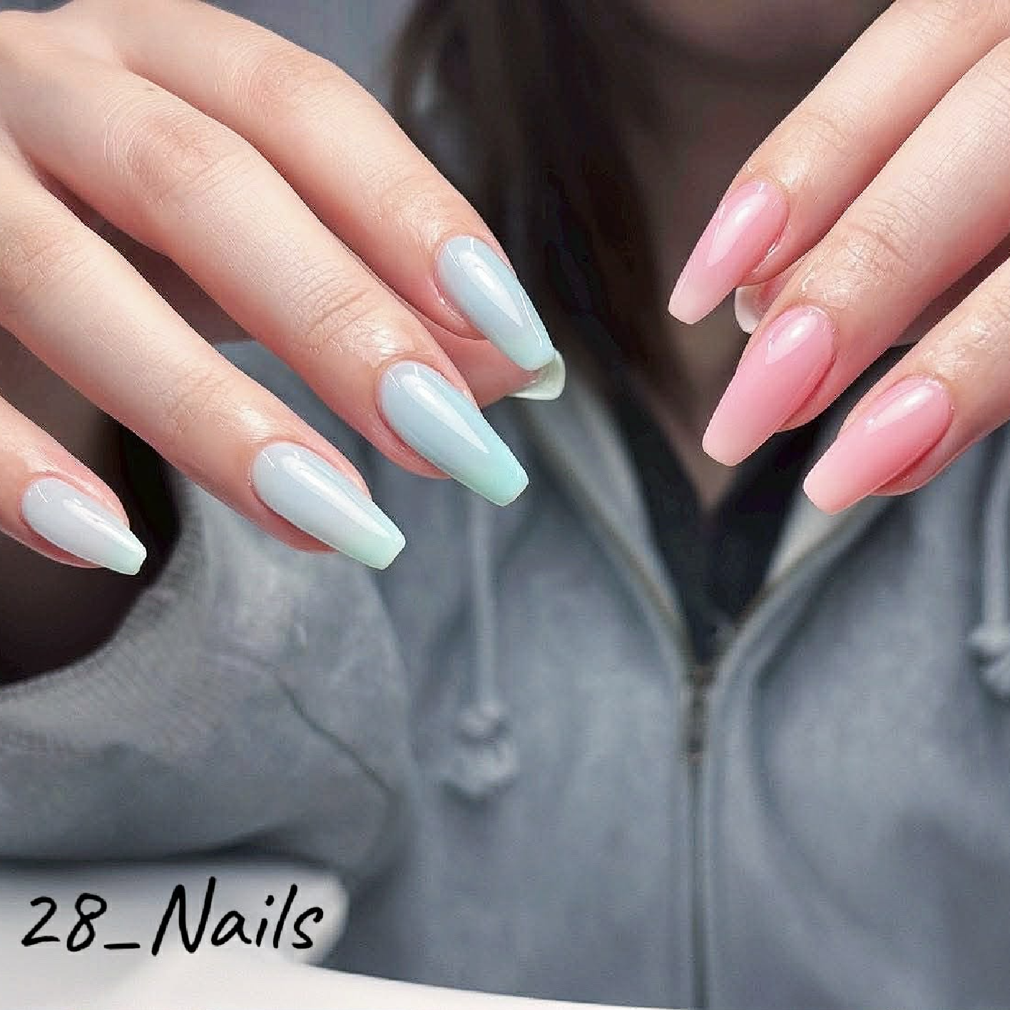 500種類の色から選べる♪ちゅるんワンカラーorラメ