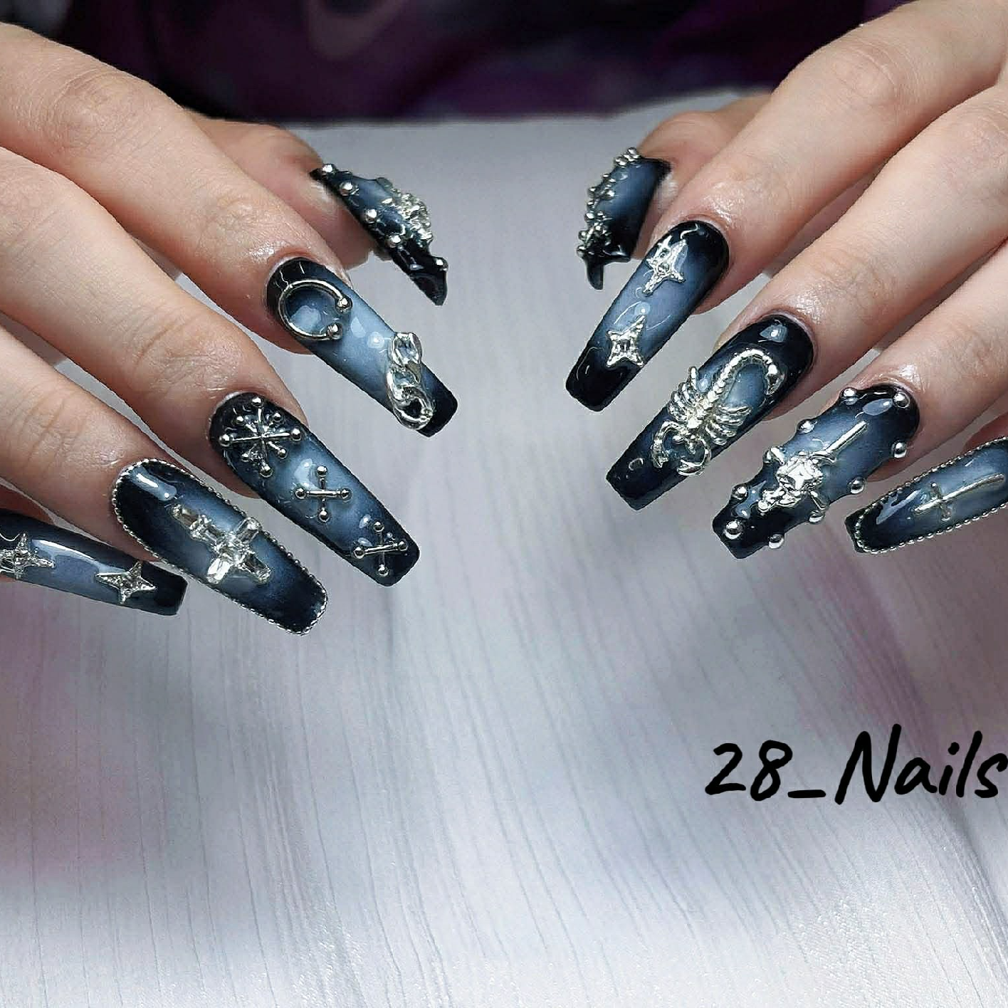 【チップ長さだし】10本アート・パーツ放題150分