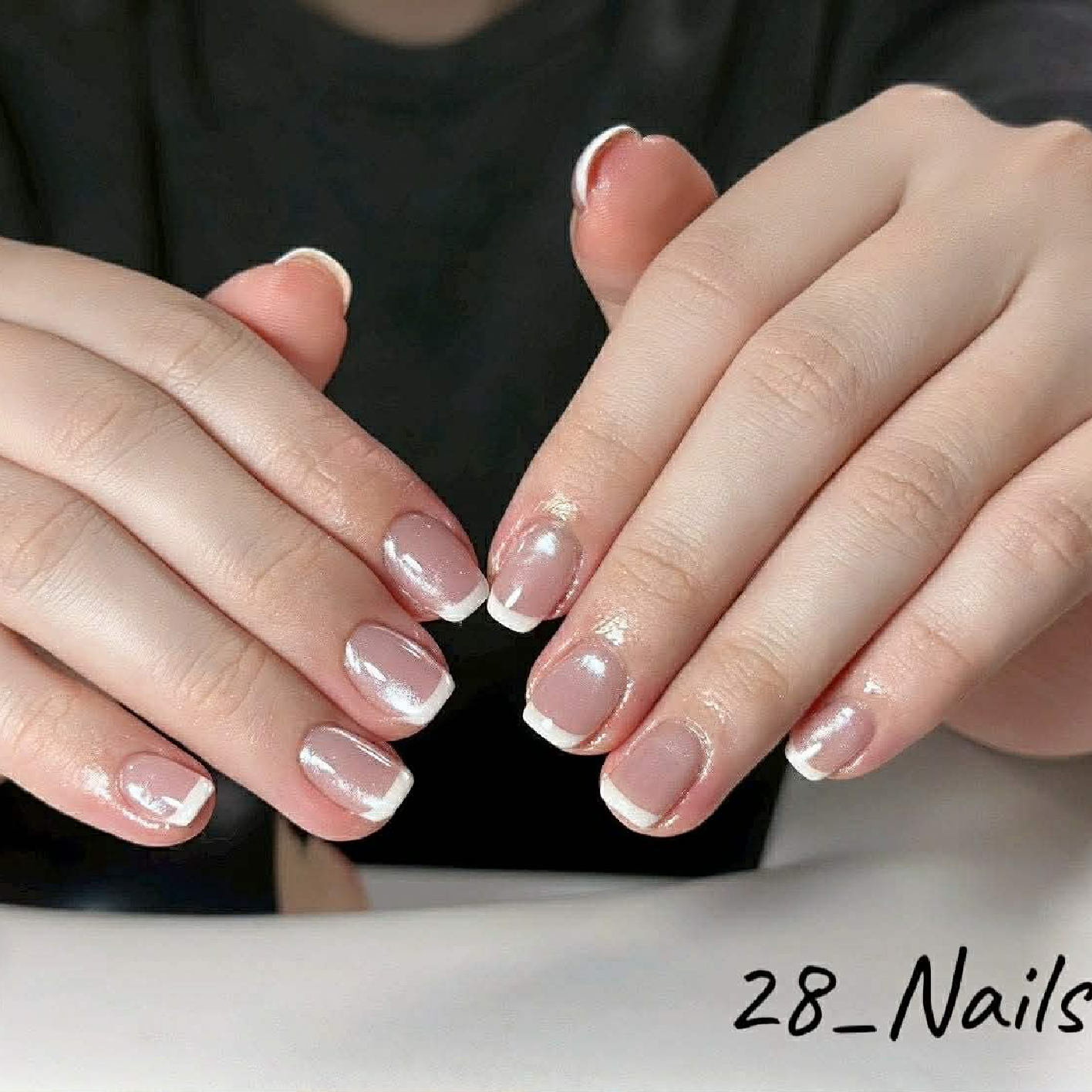 （グラデーションorフレンチ）×ミラー