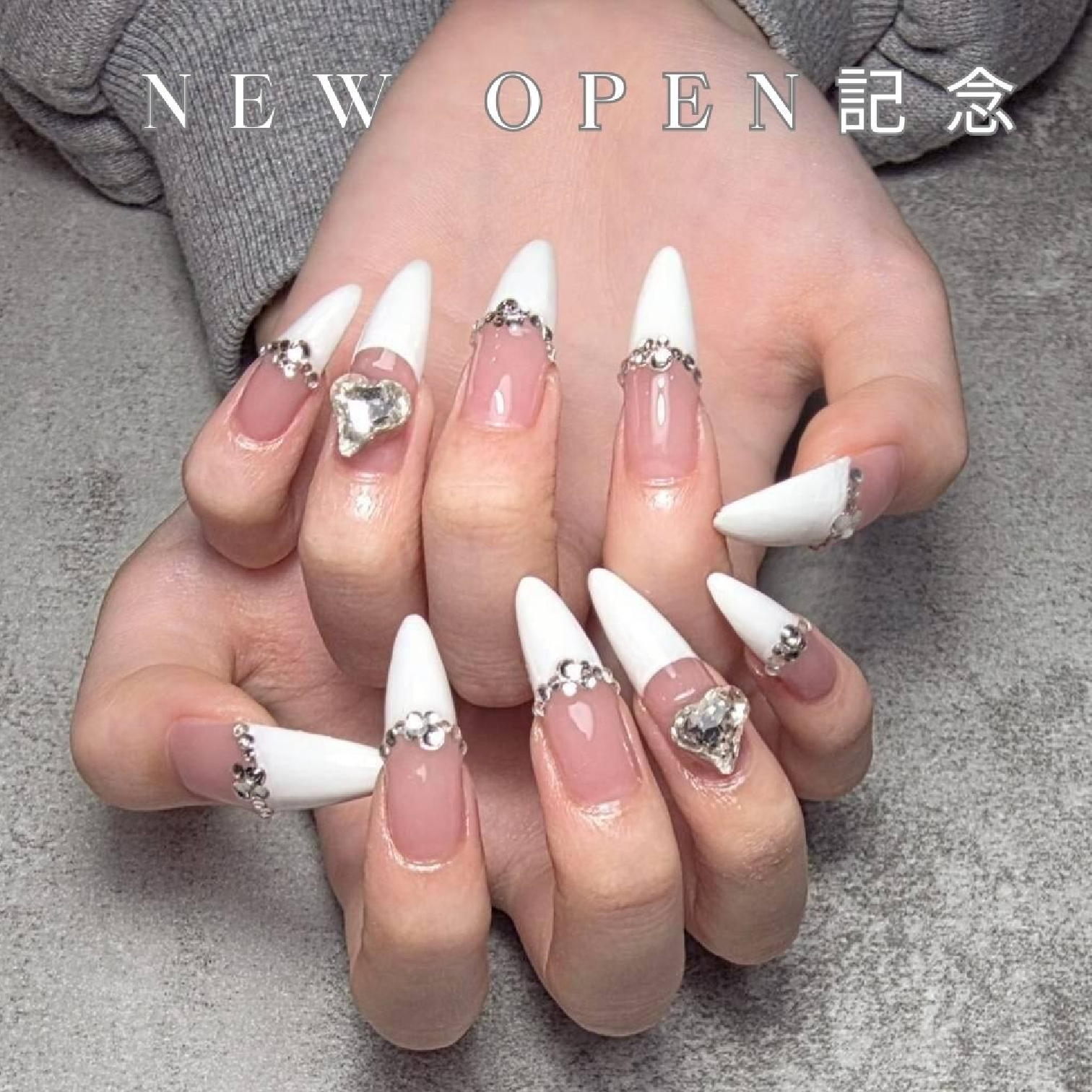 【NEWOPEN記念】オフ無料☆ジェルネイル★フレンチネイル ¥6500