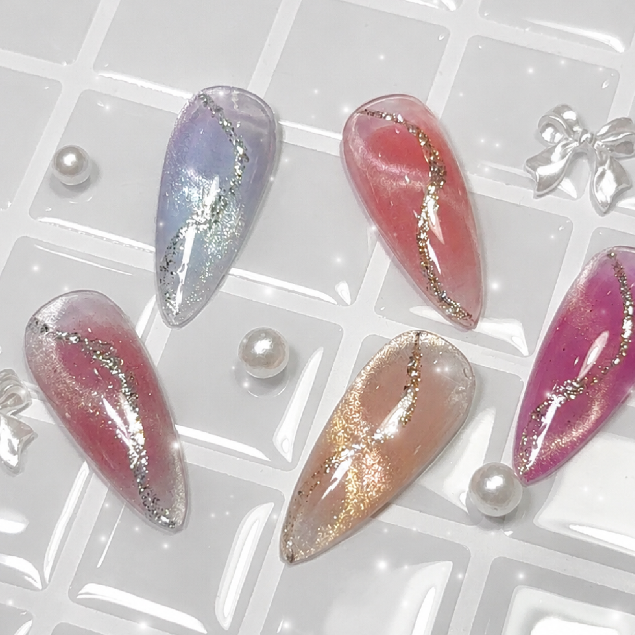 【New❕】ふんわりチーク×リボンマグネット🎀