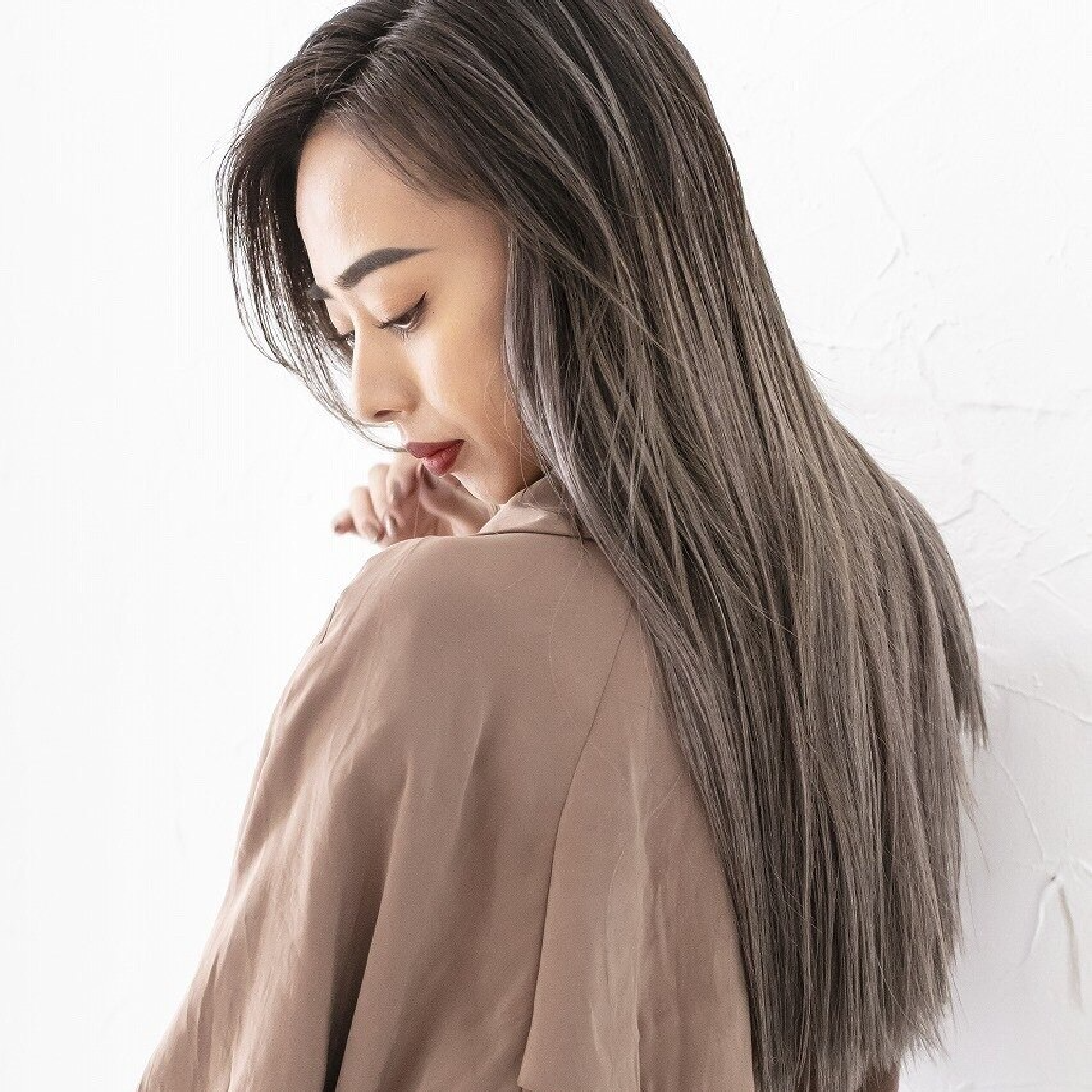 透明感カラー+シールエクステ(60本,カット込)¥25960