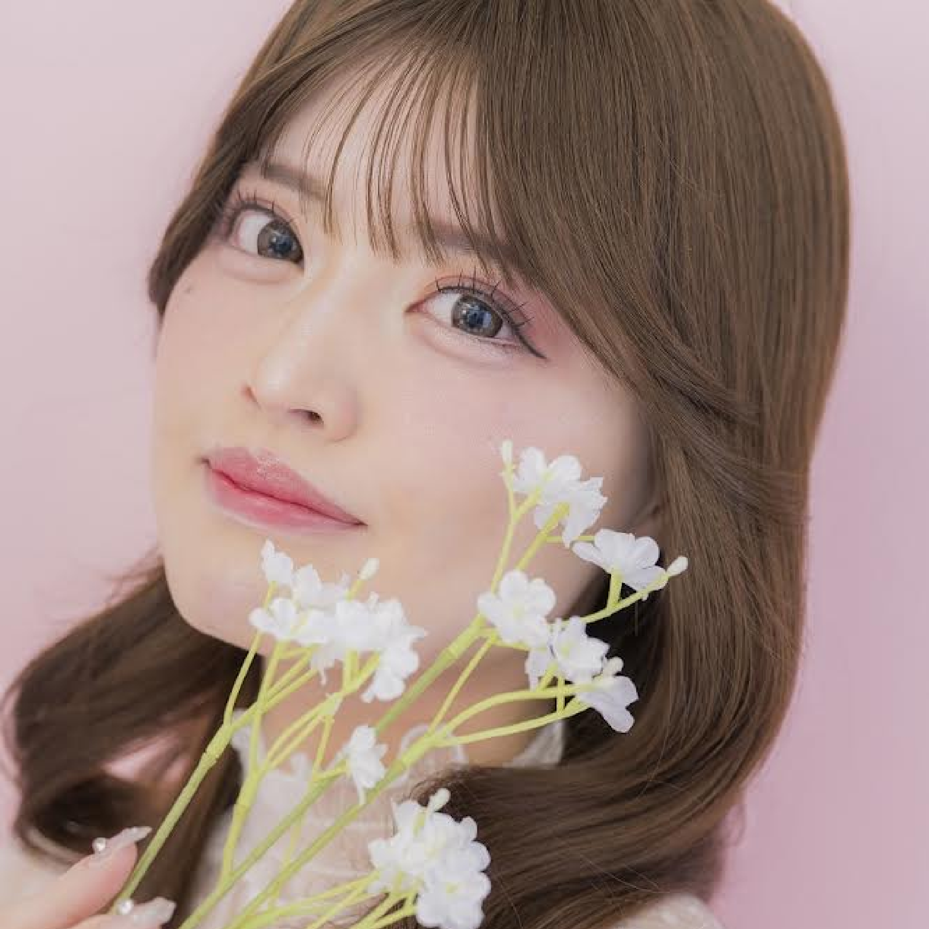 前髪顔周りカット＋フルメイク＋コテ巻き¥8800　原宿ヘアセットヘアメイク