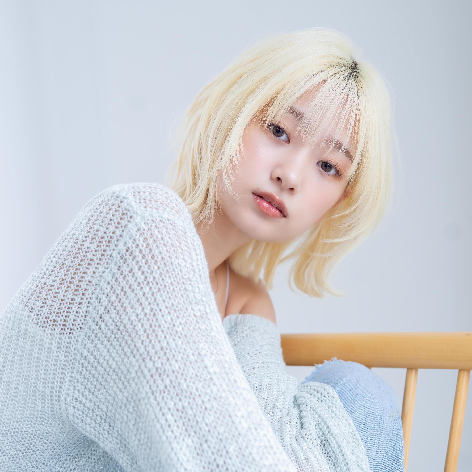 ケアブリーチカラー(ケアブリーチ×2回)+カット ¥23000[渋谷]
