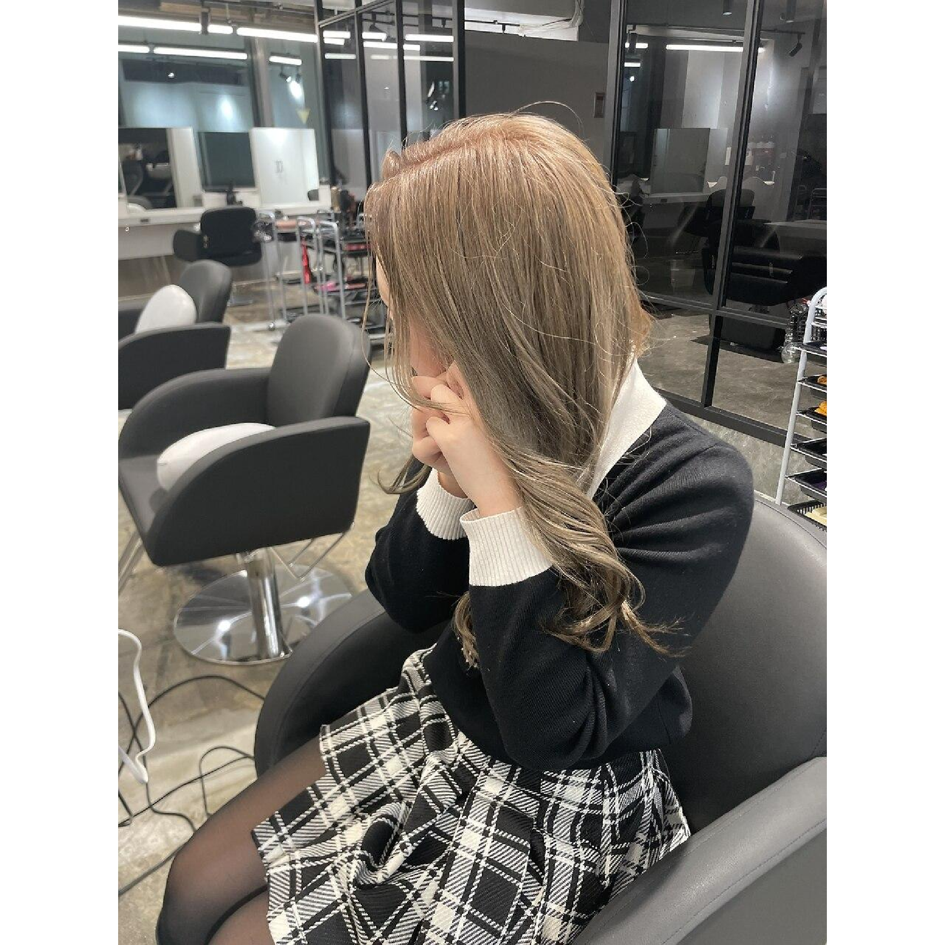 【Hiroaki限定】カット+透明感ケアダブルカラー+前処理tr